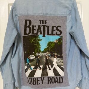 BEATLES-ABBEY ROAD Denim Concert Shirt